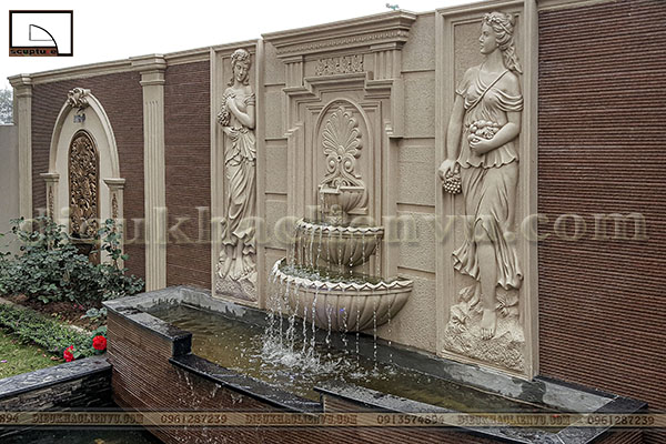 ĐÀI NƯỚC CÔ GÁI – ĐIỂM NHẤN CHO SÂN VƯỜN